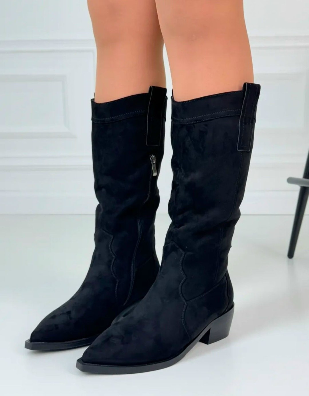 замшевые сапоги,женские сапоги,,сапоги казаки,сапоги казаки демисезонные на каблуке замшевые me