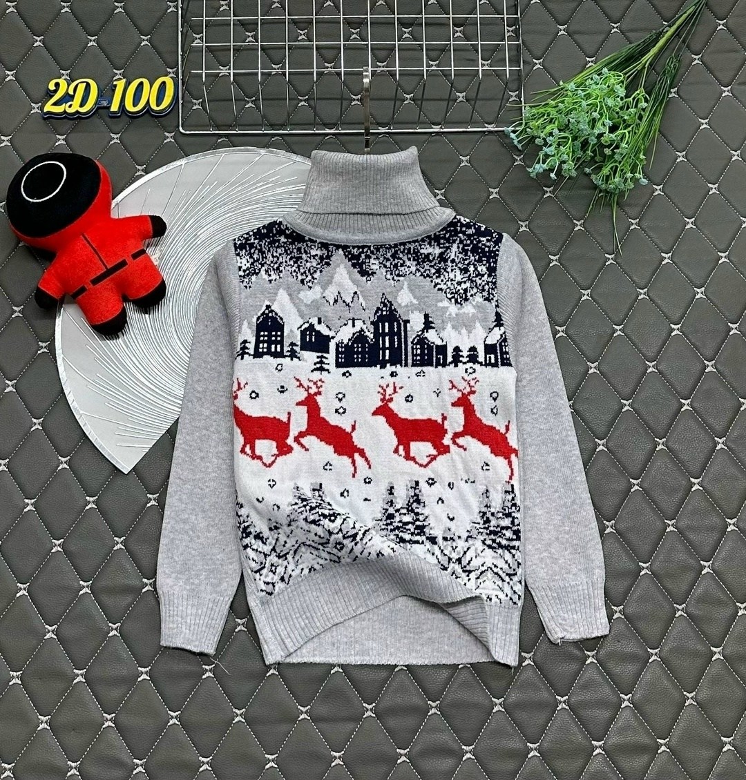 новогодняя кофта,свитер детский,свитера для мальчик,свитер,свитер детская