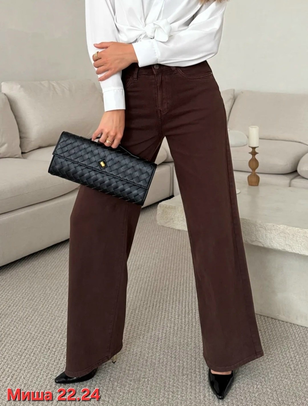 коричневые джинсы женские широкие,коричневые джинсы широкие,джинсы коричневые,коричневые джинсы женские,джинсы брюки