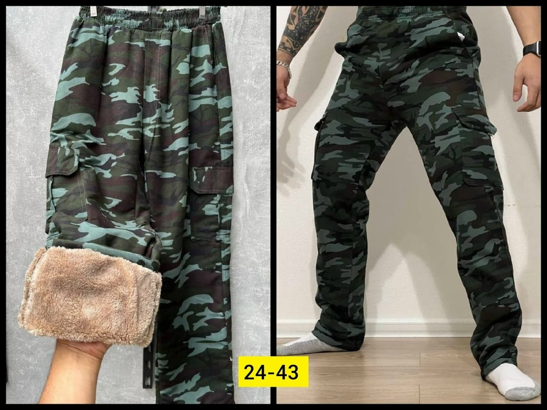 штаны с мех,брюки камуфляжные мужские,брюки камуфляжные,теплые штаны,штаны камуфляжные