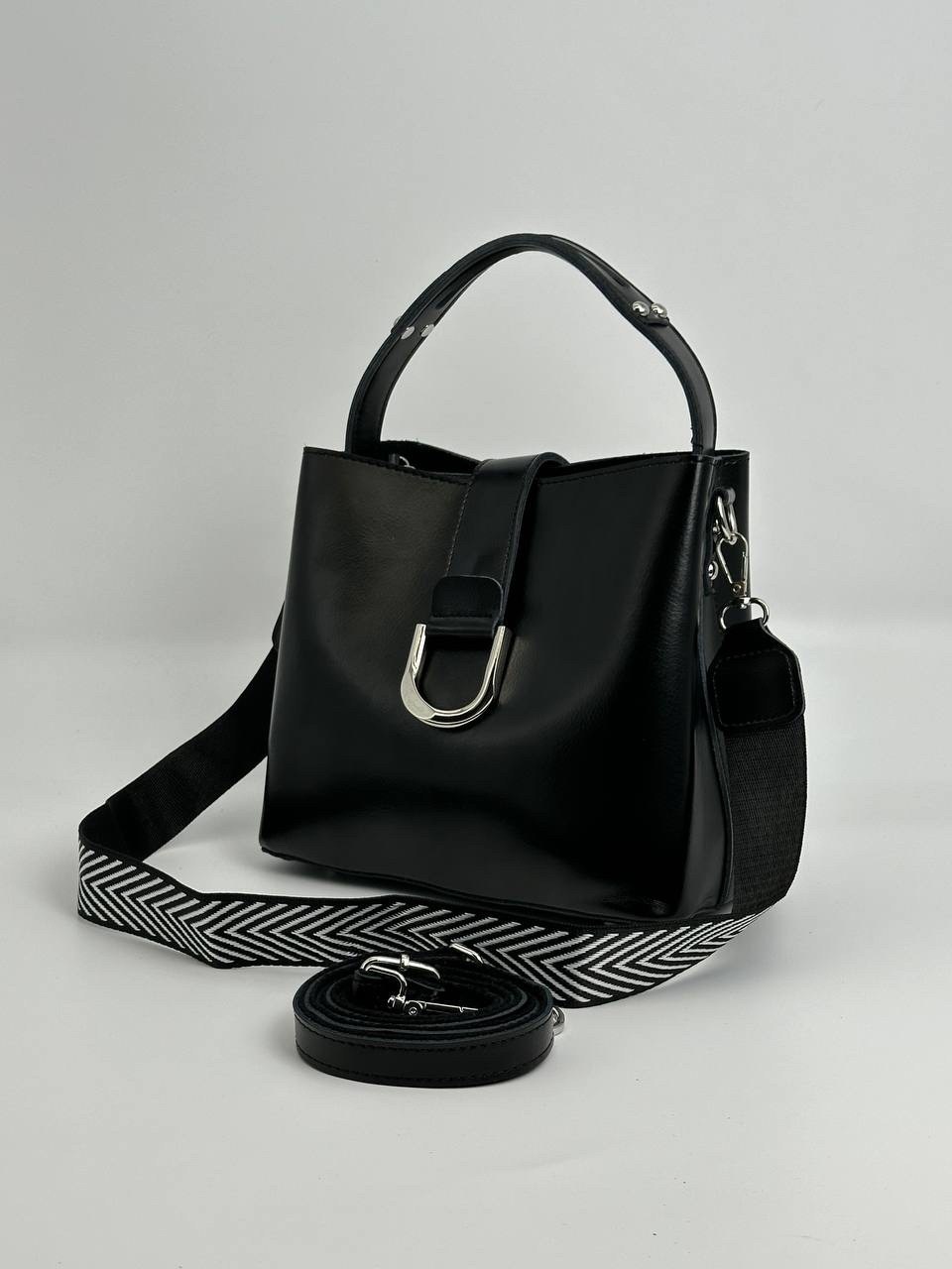 сумка,женская кожаная сумка,женская кожаная сумка 77-220 блек,женская сумка,сумка женская черная