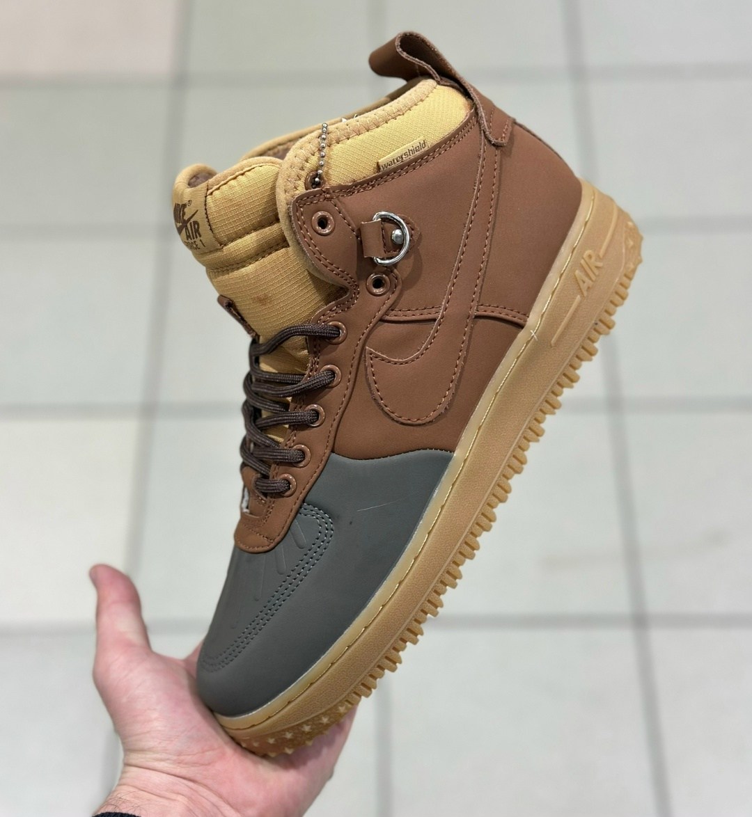зимние кроссовки nike air force 1,кроссовки зимние nike air force,nike air force 1 duckboot,кросcовки nike air force 1,nike air force 1 duckboot 444745-203