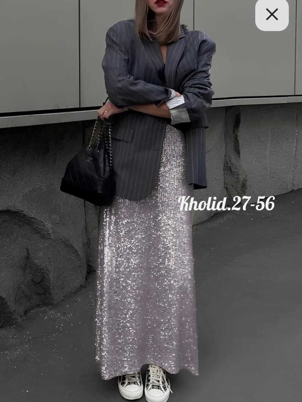 юбка макси с пайетками,юбка женская с пайетками,юбка женская серая,юбка с пайетками,костюм с юбкой макси