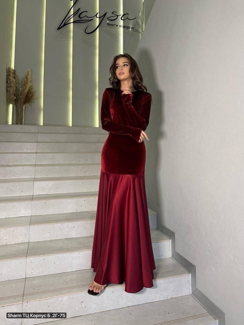 платье велюр,элегантное платье,платья из бархата,платье вечернее в пол,бархатное длинное платье