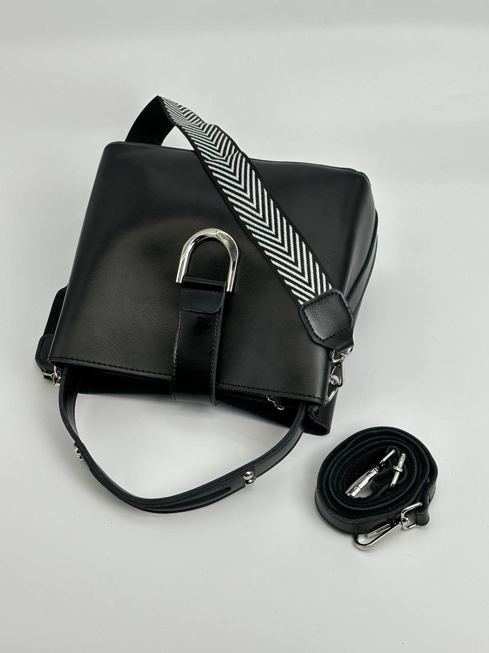 сумка,женская кожаная сумка,женская кожаная сумка 77-220 блек,женская сумка,сумка женская черная