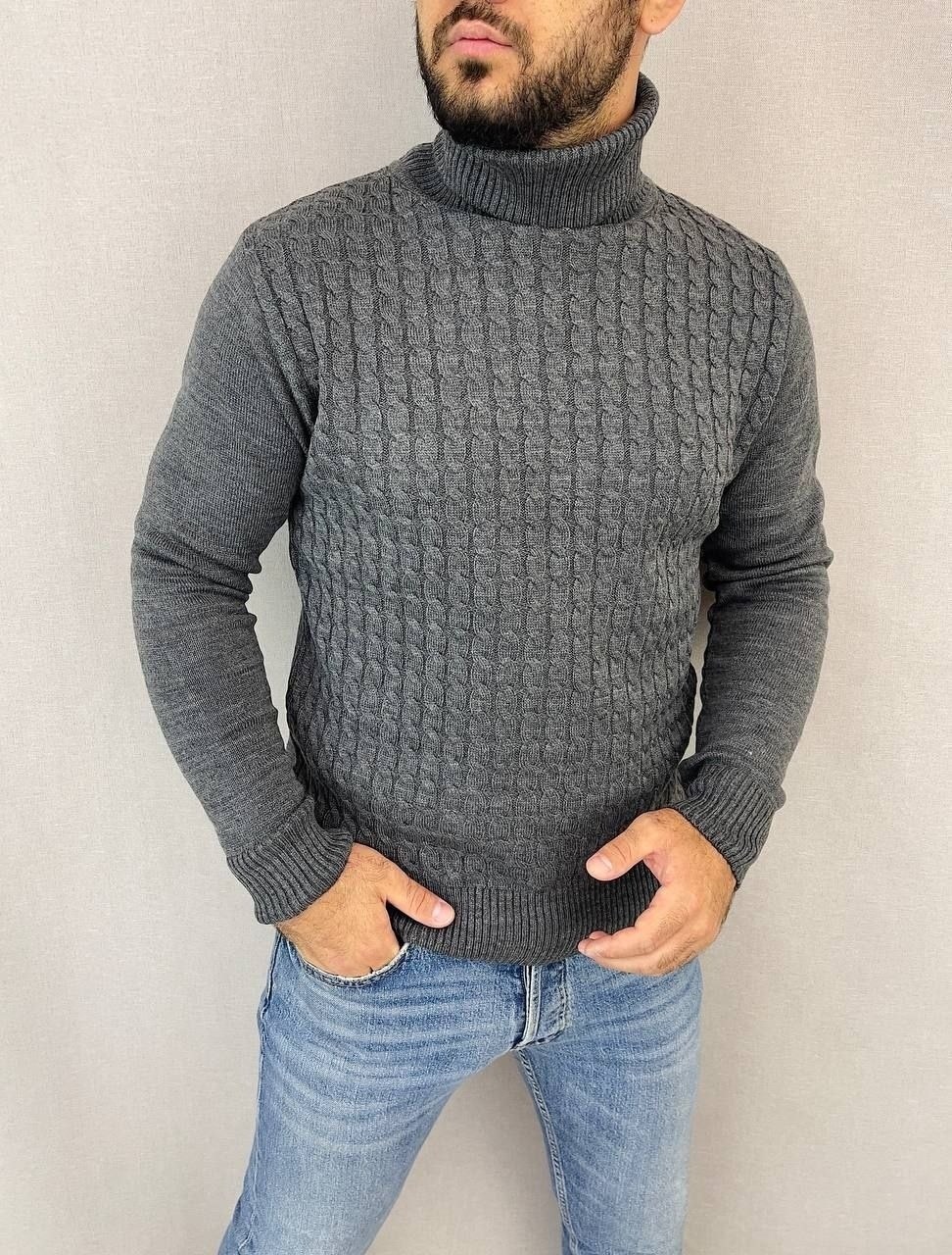 мужские свитера,свитер с горлом,свитер с воротником,мужские вязаные свитера,джемпер свитер мужской