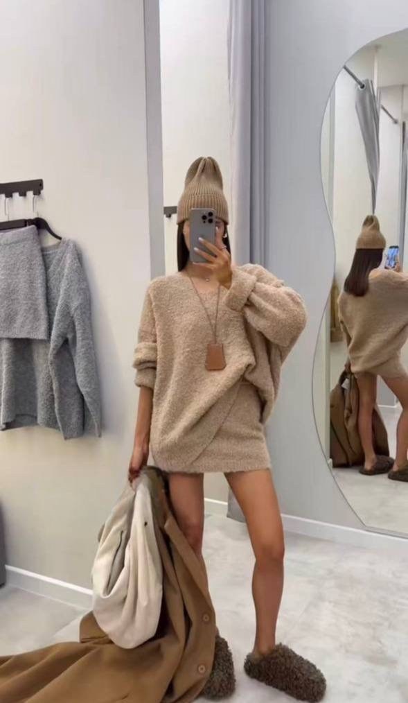 женский костюм с юбкой,юбка и кофта костюм,юбка и кофта,костюмы женские,серый свитер