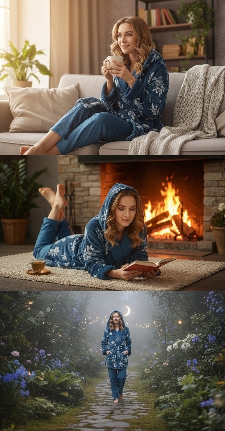 флисовый халат,халат женский,домашние костюмы,комплект пижама,комплект женских