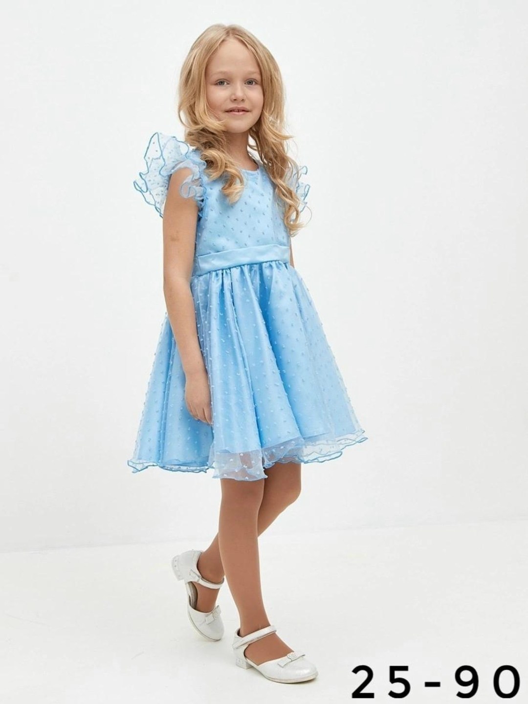 платье для девочки праздничное,платье нарядное,детская платье,платье голубой,платье фатин