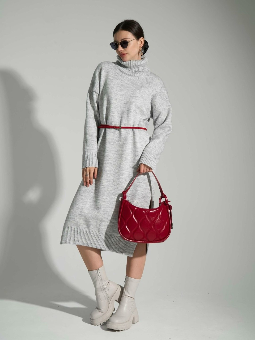 вязаное платье с высоким воротом,трикотажное платье,платье женское теплое вязаное,вязаное платье,теплое вязаное платье