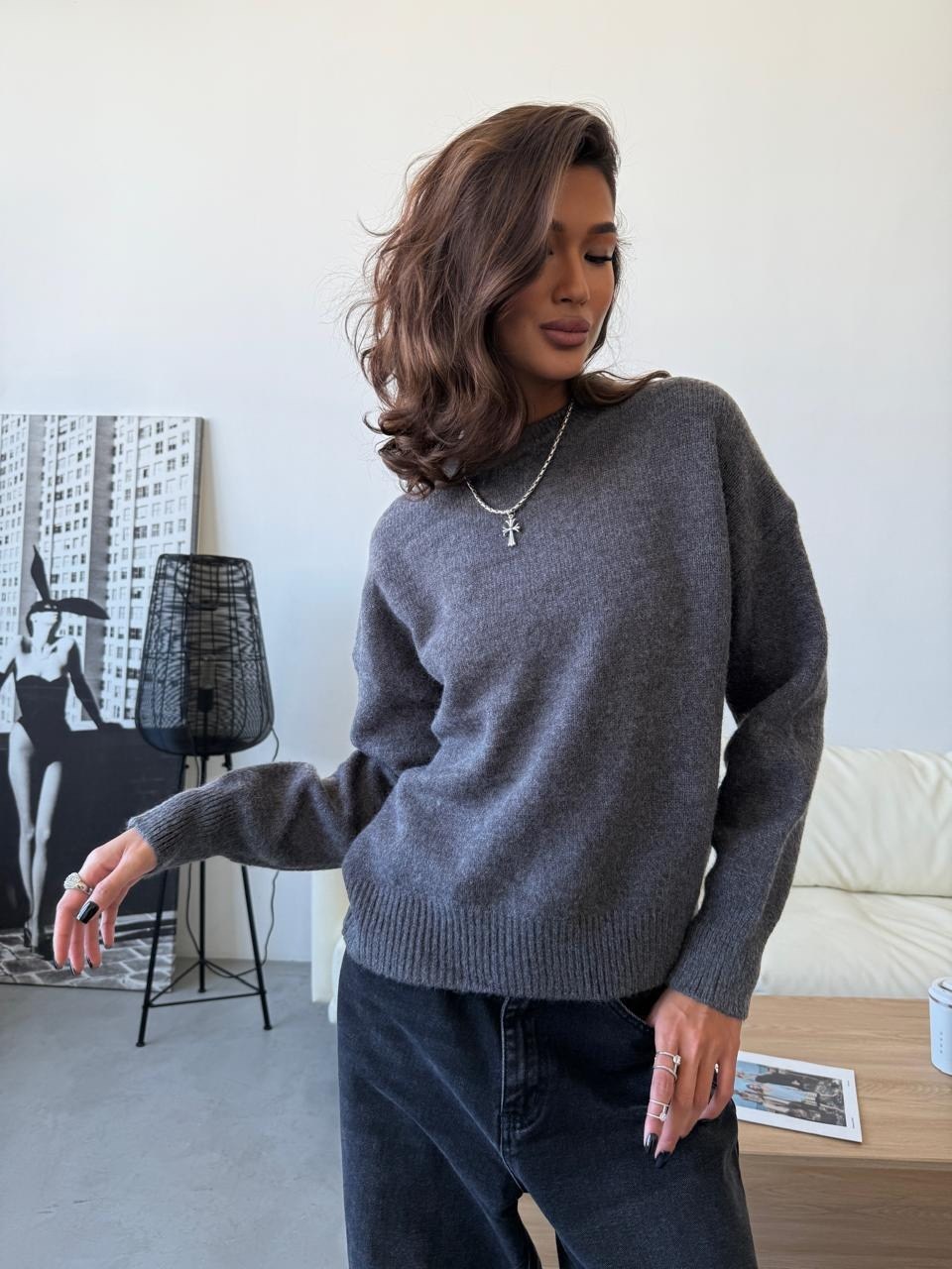 джемпер оверсайз,модные свитера,джемпер оверсайз свитер,оверсайз свитер,джемпер