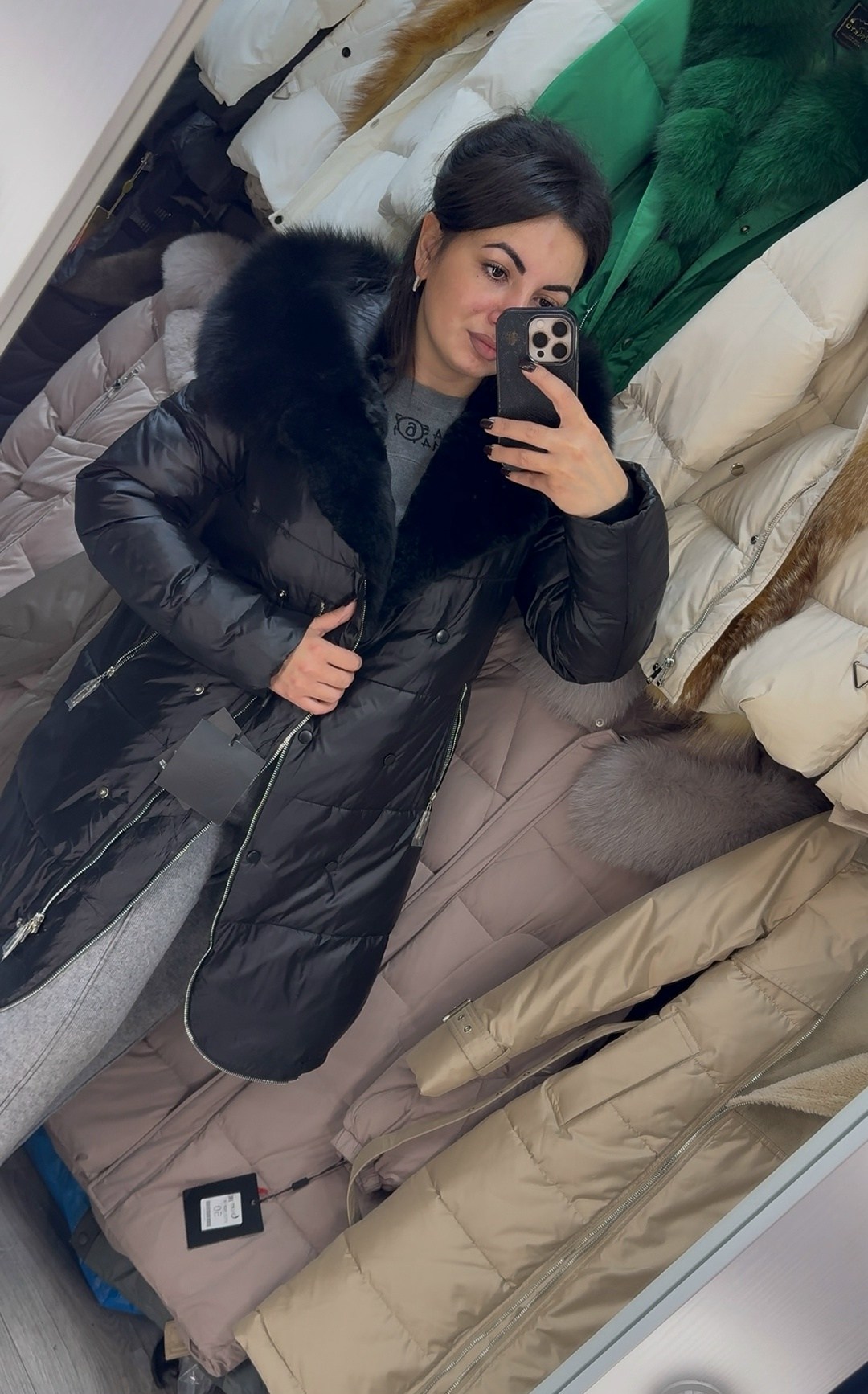 пуховики с мехом,пуховики с натуральным мехом,пуховик бежевый,зимние куртки,пуховик