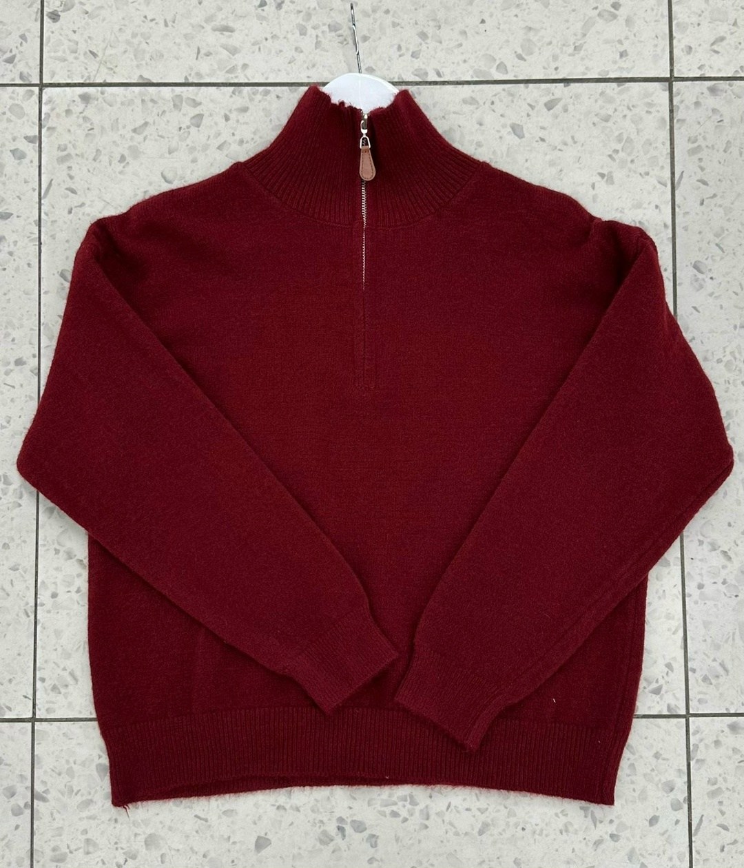 стильный свитер,свитер с воротом,свитер на замке,свитера женские,свитер оверсайз вязаный