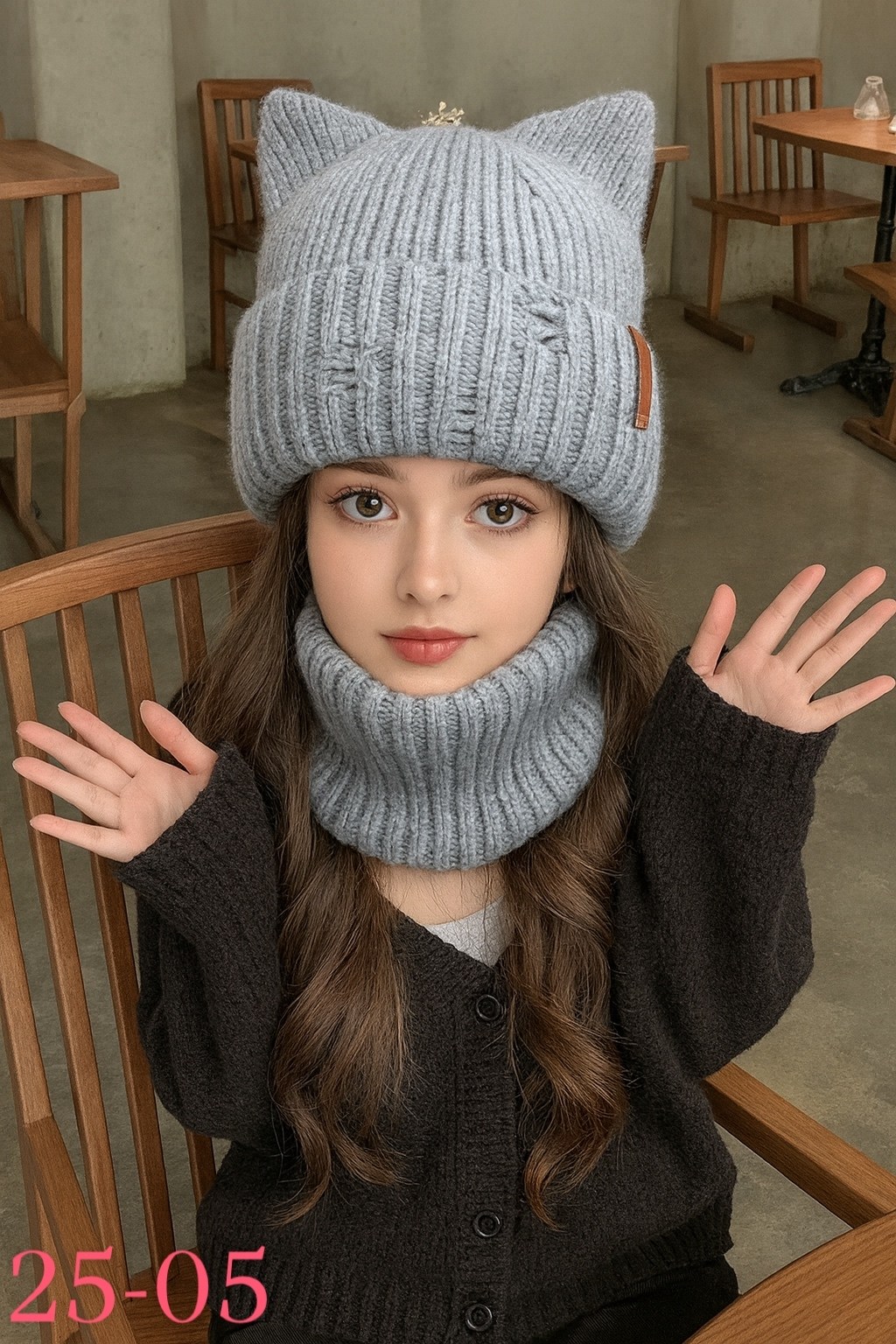 шапка зимняя для девочек,шапка снуд для девочки,комплект шапка снуд,шапка и снуд,снуд детский