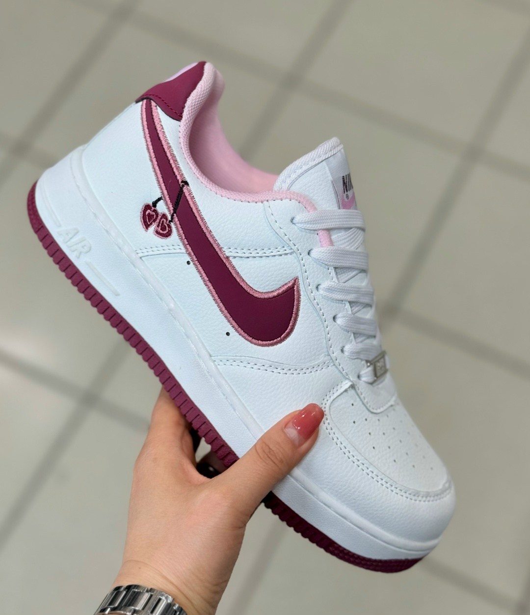 кросcовки nike air force 1,кроссовки женскиe,кроссовки nike air force 1 low valentine day,кроссовки,nike air force 1