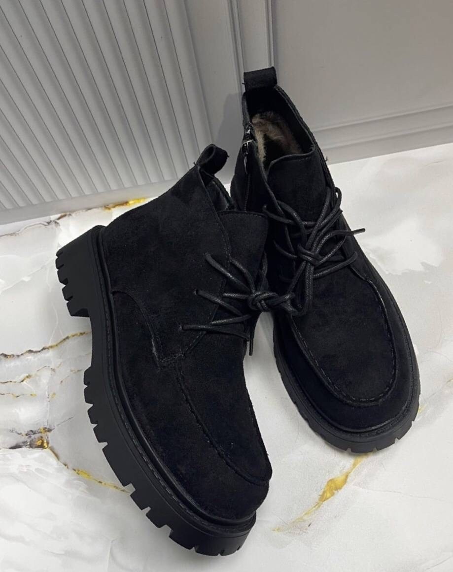 ,ботинки на меху,женские ботинки,женская ,замшевые ботинки