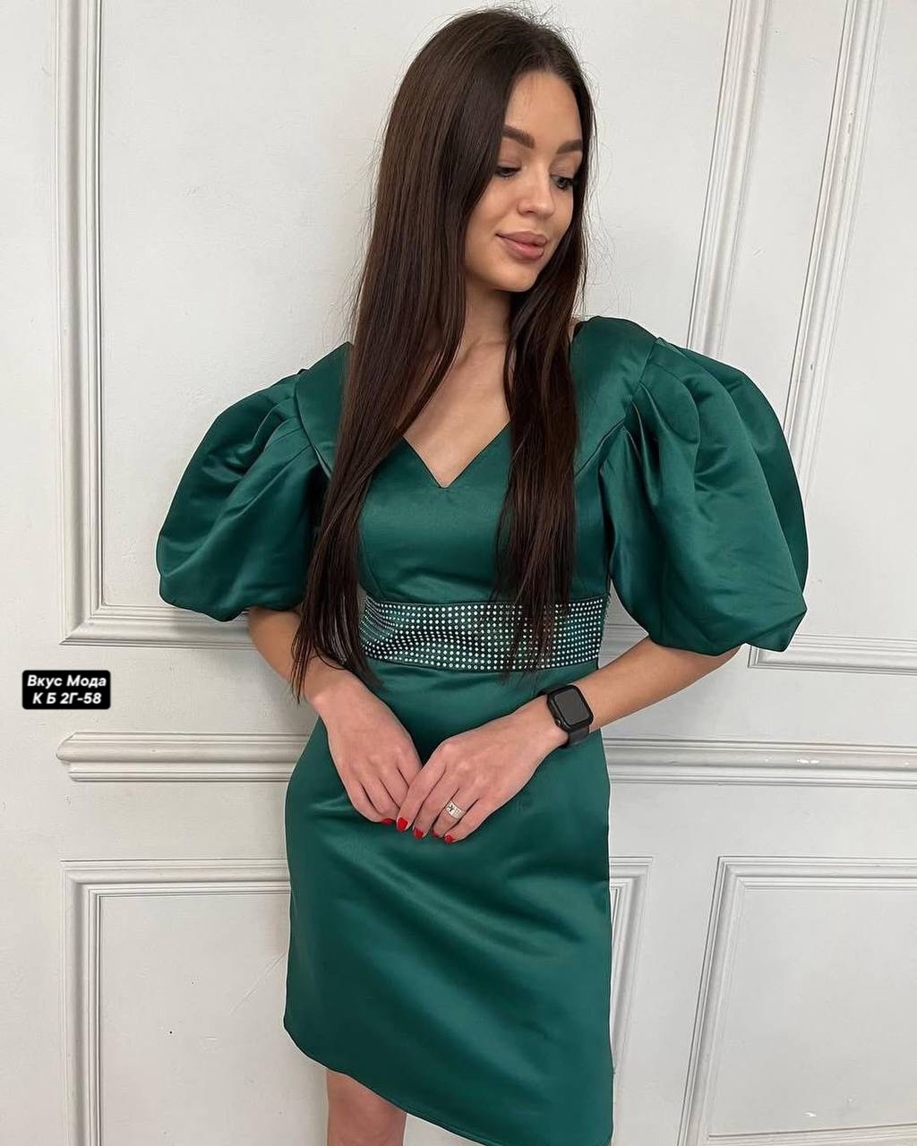 платье с объемными рукавами,синее платье,атласное платье,синее вечернее платье,платье женская