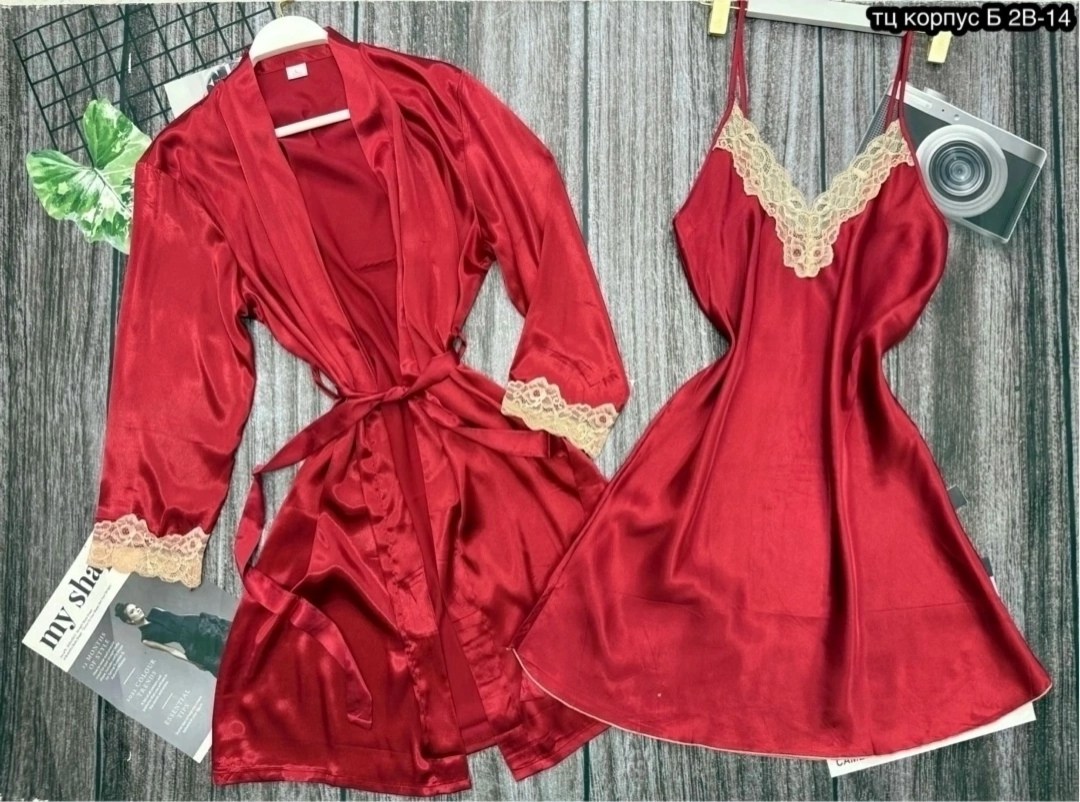 комплект халат и сорочка женская,одежда для дома,комплект халат и сорочка,комплект халат,домашняя одежда