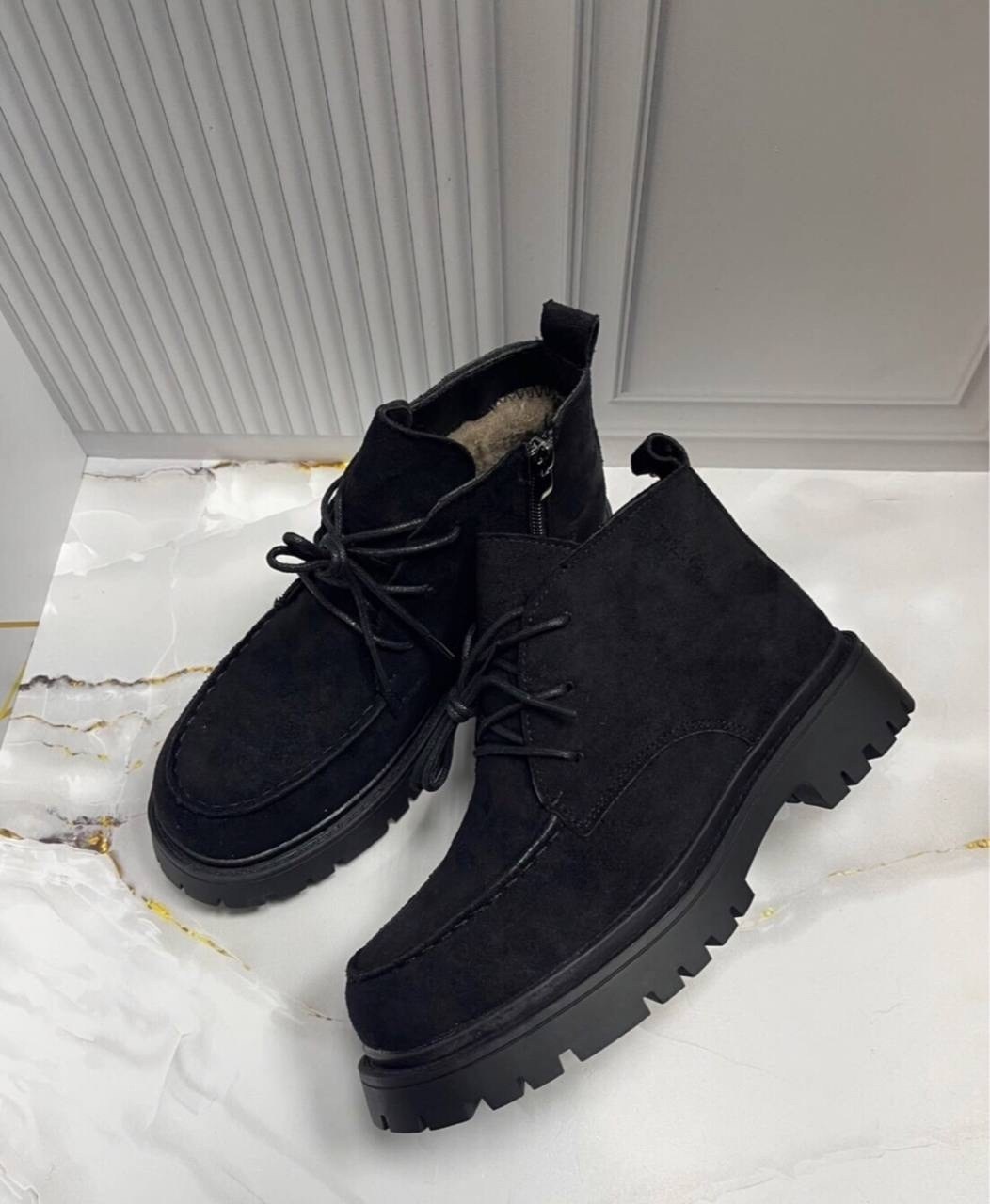 ,ботинки на меху,женские ботинки,женская ,замшевые ботинки