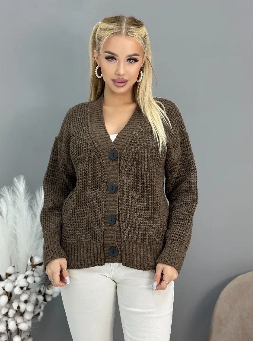 кардиган бежевый,кардиган молочный,кардиган на пуговицах,кардиган женский,кардигантс пуговицами