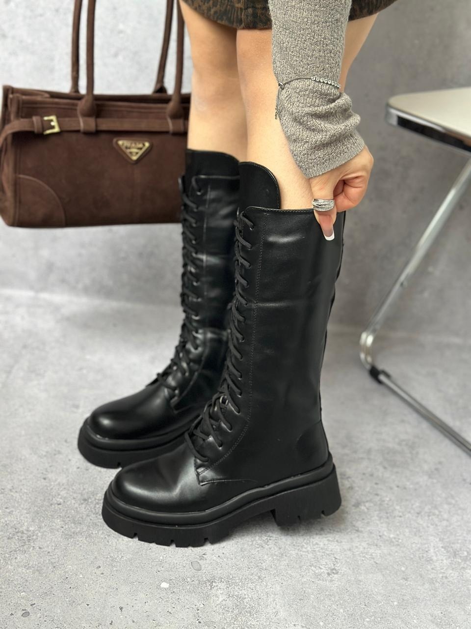 ,зимние женские сапоги,сапоги со шнуровкой,женские берцы,зимние сапоги на шнуровке