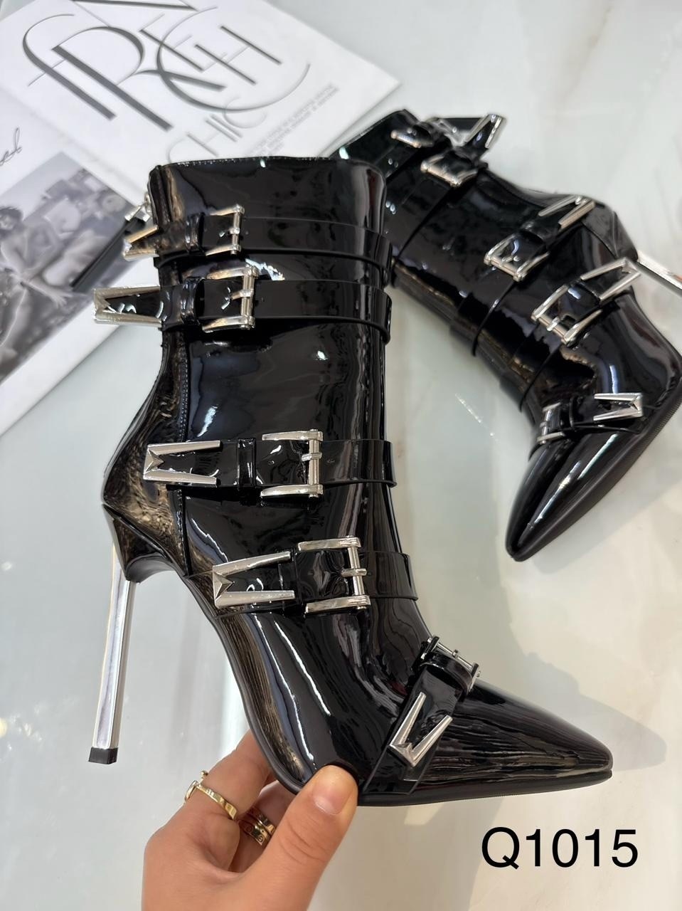 ботильоны женские из лакированной кожи,ботильоны на шпильке,женские ботильоны,модные ботильоны,женские ботинки на высоком каблуке