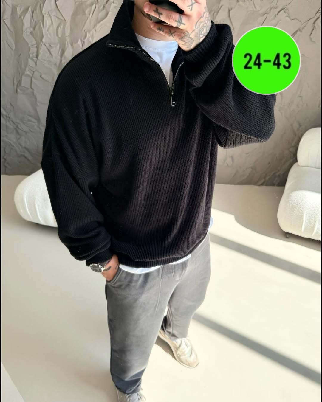 кофта мужской,свитеры мужские,свитер кофта,свитер с замком,свитер черный мужской