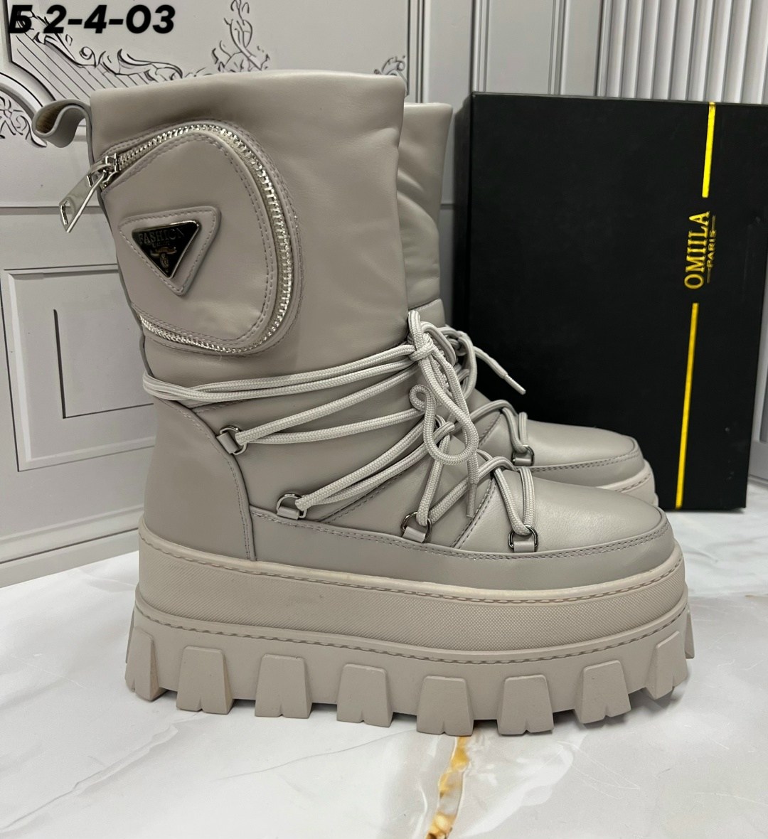 дутики prada,дутики прада женские,женские дутики,луноходы женские,зимняя  женская