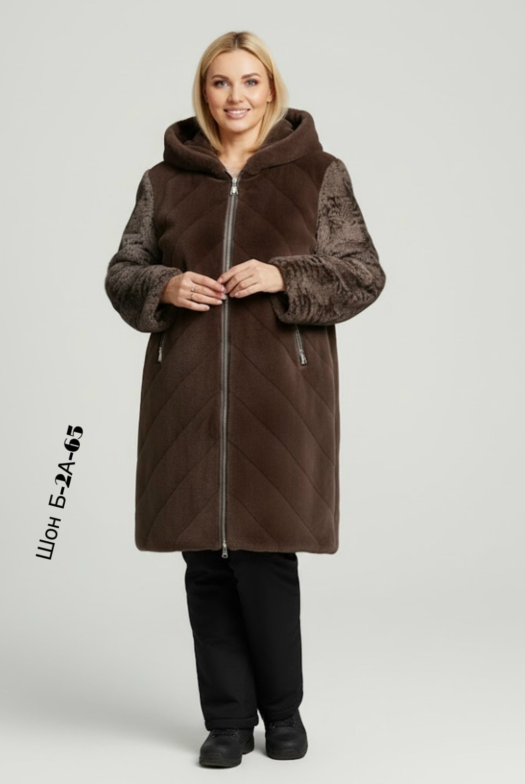 пальто комбинированное,женская дубленка,мутоновые шубы мосмеха,шуба из мутона,меховое пальто