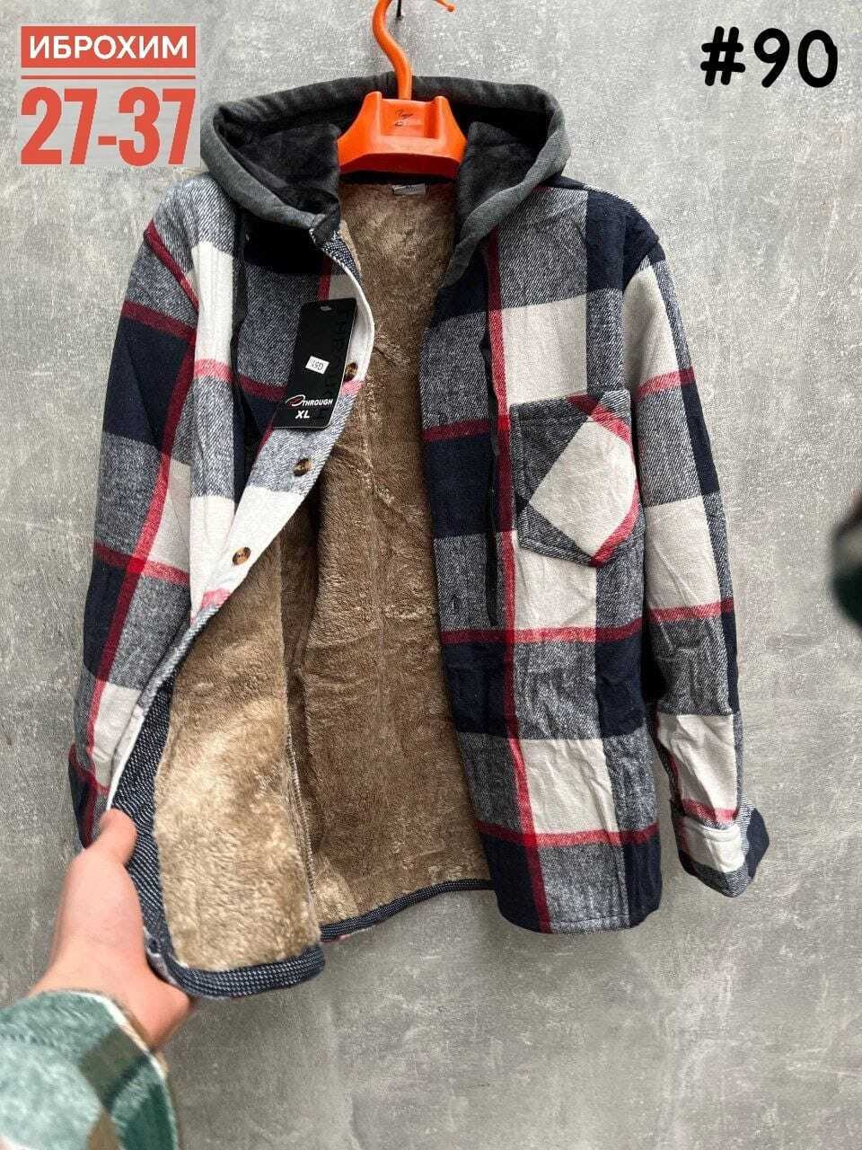 рубашка теплая в клетку с капюшоном,рубашка в клетку с капюшоном,рубашка в клетку теплая с капюшоном универсальная,рубашка теплая в клетку,утепленная рубашка в клетку