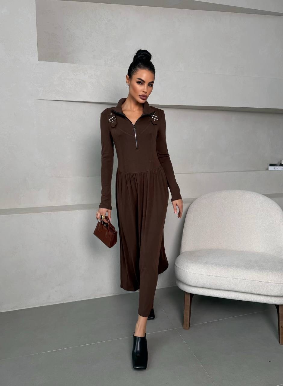 элегантное платье,стильное платье,платье женская,коричневое платье,трикотажное платье