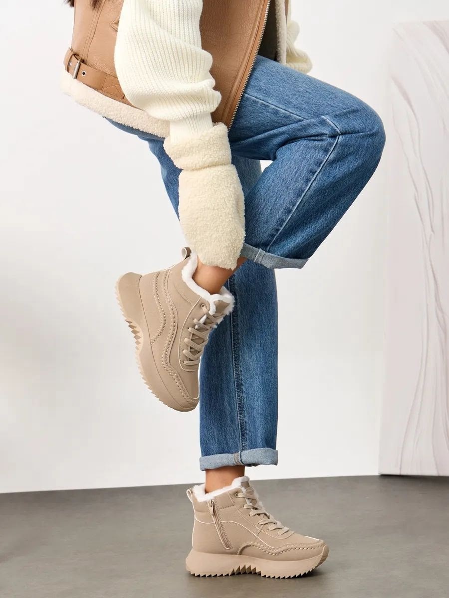 кроссовки женскиe,бежевые кроссовки,кроссовки зимние женские,,зимние кроссовки