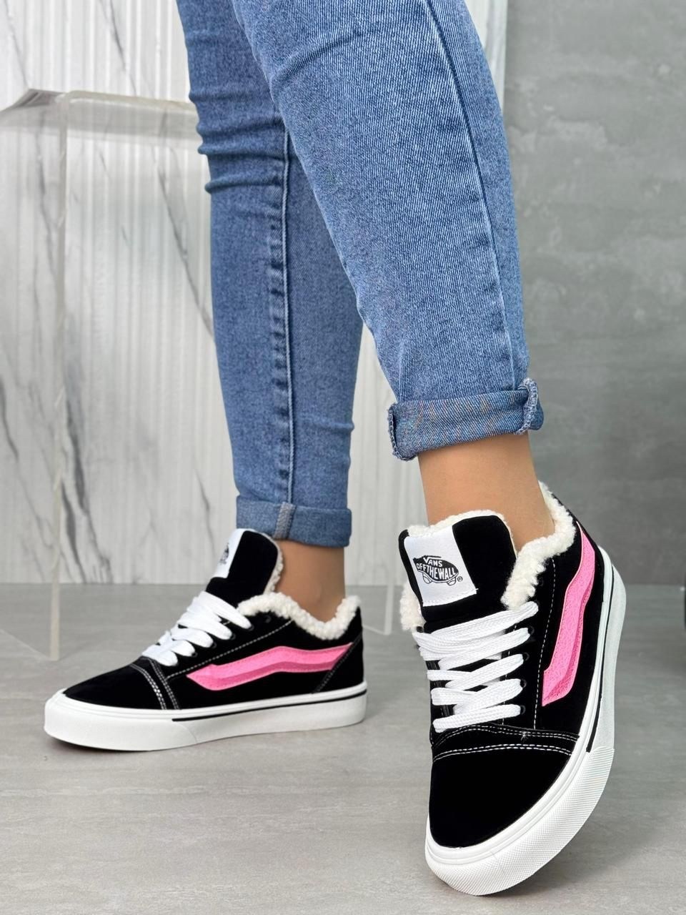 ,зимние кроссовки ванс,кеды на меху,женские кеды vans,кеды зимние