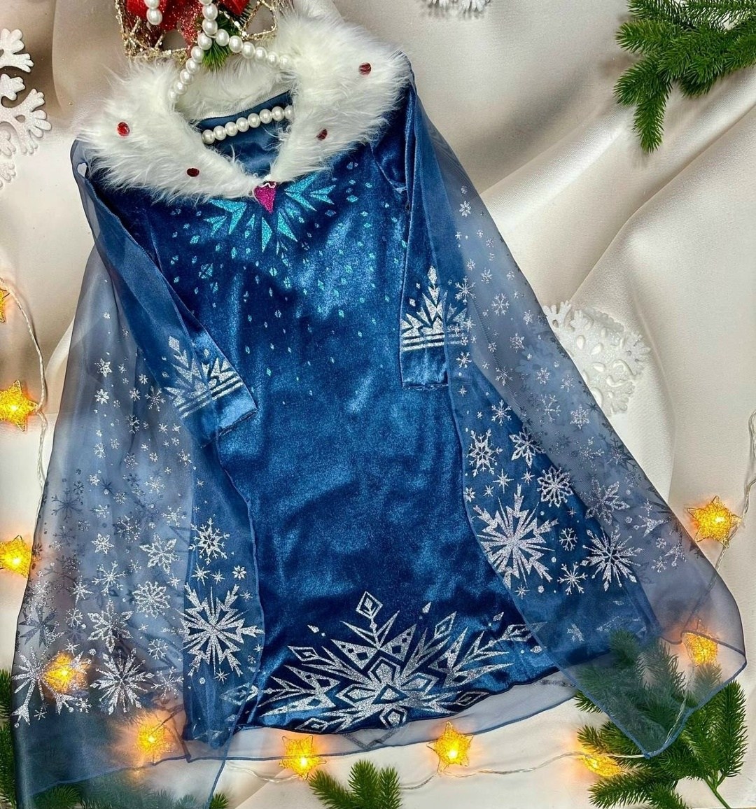 карнавальное платье frozen (холодное сердце) платье эльза,карнавальный костюм эльза,костюм эльзы зимний 104-110,платье эльза холодное сердце,костюм эльза