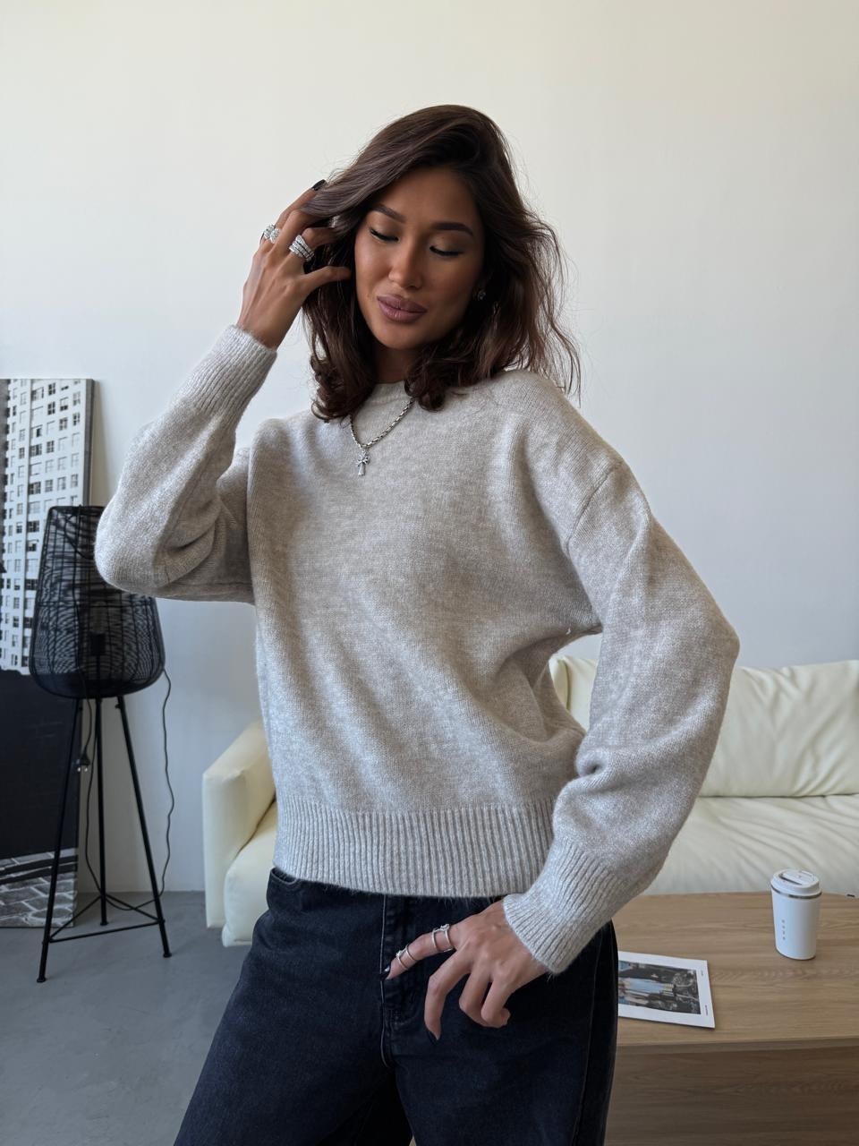 джемпер оверсайз,модные свитера,джемпер оверсайз свитер,оверсайз свитер,джемпер