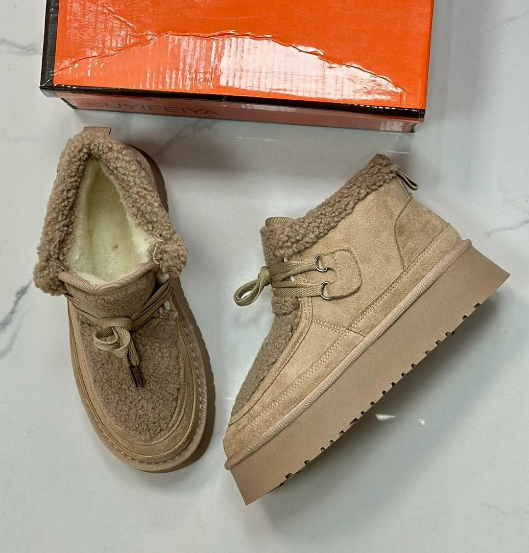 ,угги женские,женская зимняя ,угги женские на платформе,луноходы женские