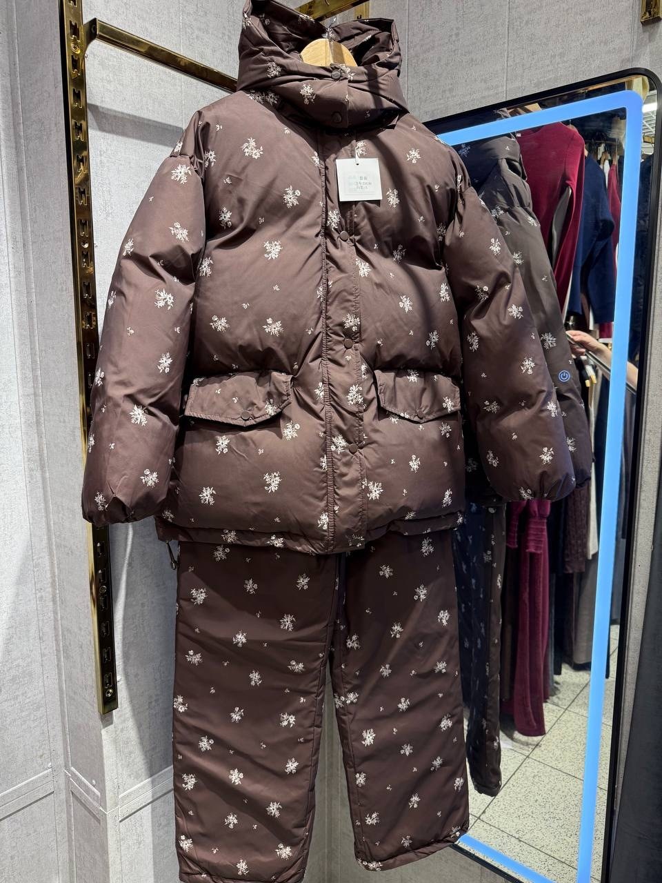 костюм женский зимний,теплая куртка,куртка модная,женская зимняя куртка,куртка пуховик