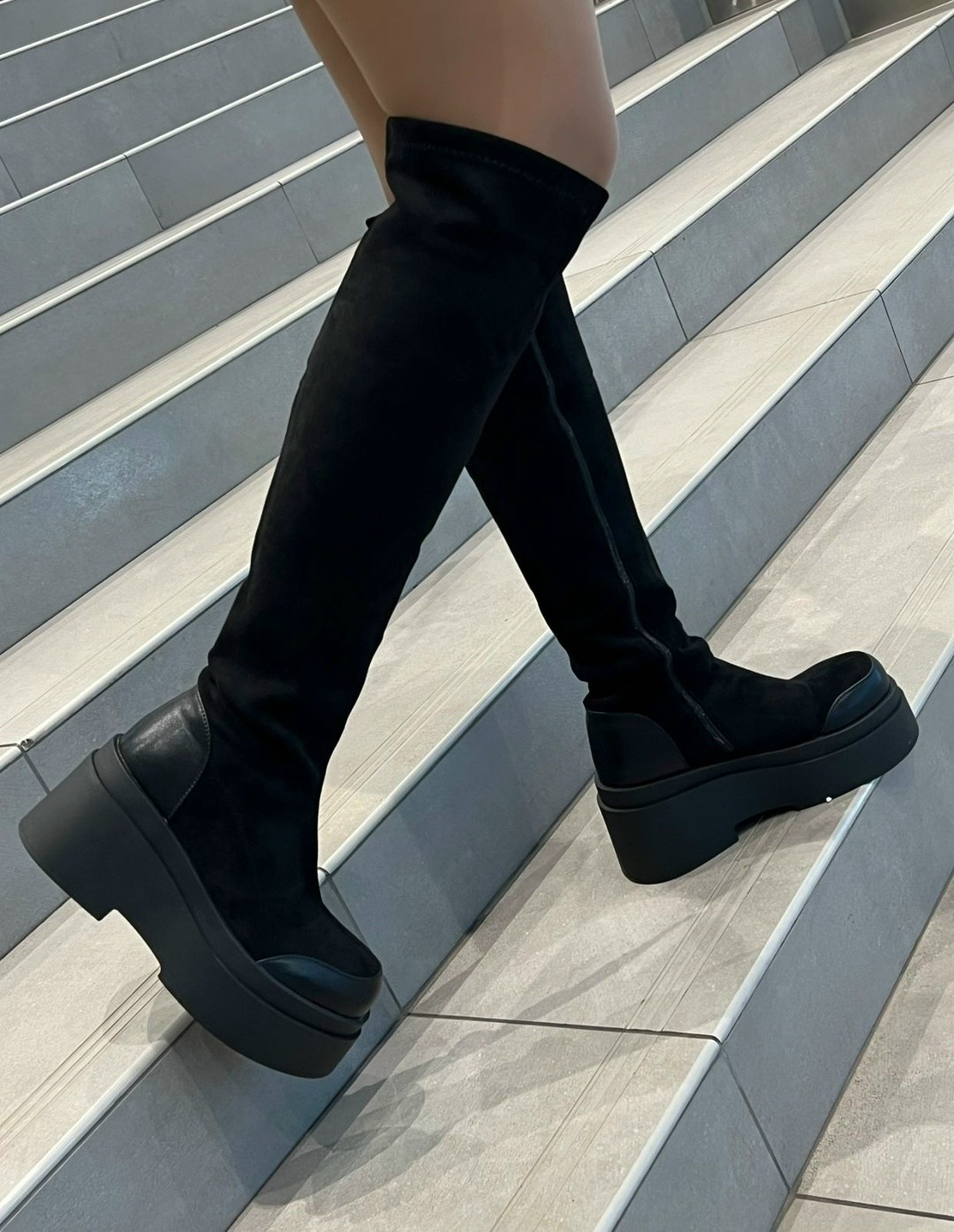 ,женские ботфорты,ботфорты сапоги,сапоги высокие,замшевые ботфорты