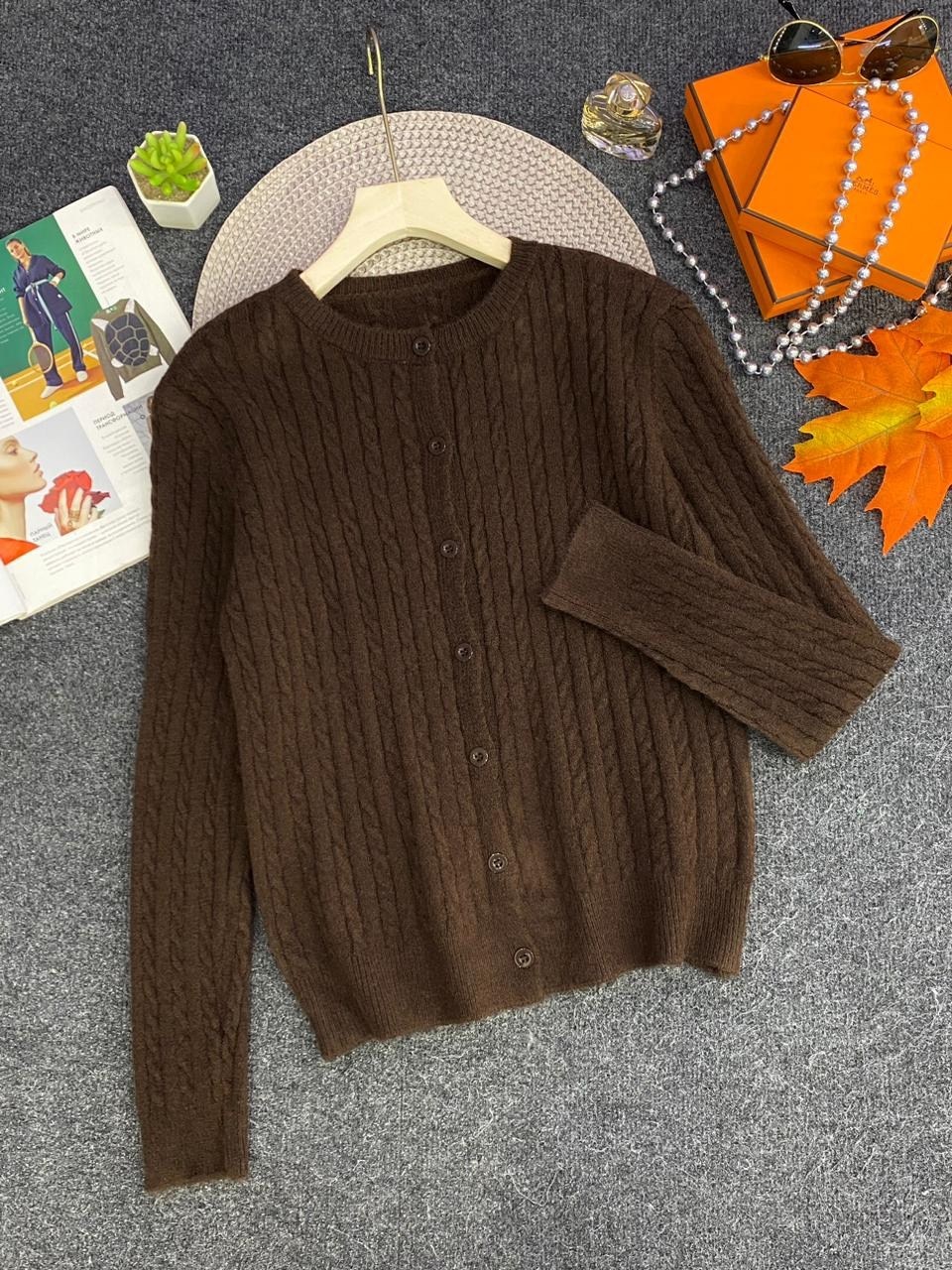 кардиган вязаное,женский вязаный кардиган,кардиган с круглым вырезом,короткий вязаный кардиган,повседневный кардиган