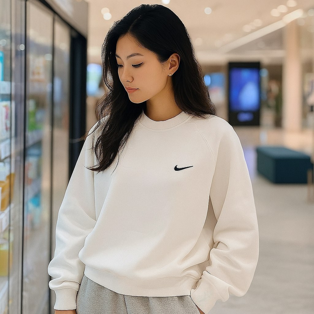 свитшот женский nike,свитшот женская,бежевый свитшот,толстовки свитшот,свитшот nike