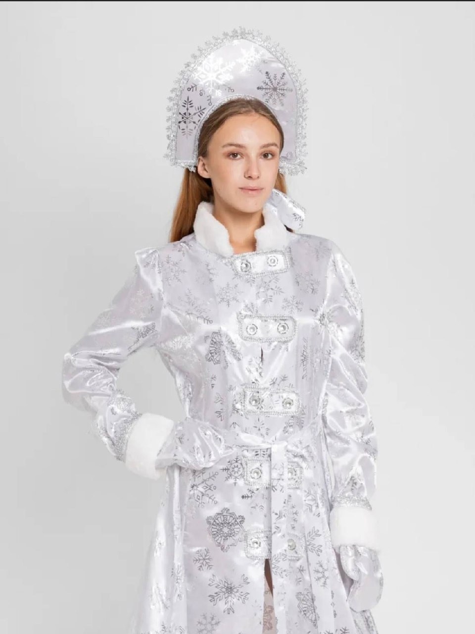 костюм снегурочки белый,карнавальные костюм снегурочка,карнавальный костюм снегурочка сатин,костюм снегурочки взрослый,красивый костюм снегурочки