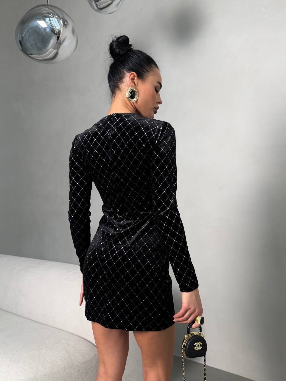 стильное платье,платье женская,облегающее платье,платье со стразами,платье мини из бархата