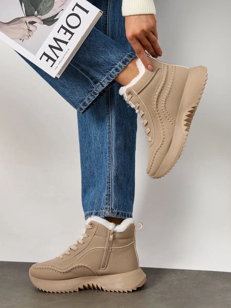 кроссовки женскиe,бежевые кроссовки,кроссовки зимние женские,,зимние кроссовки