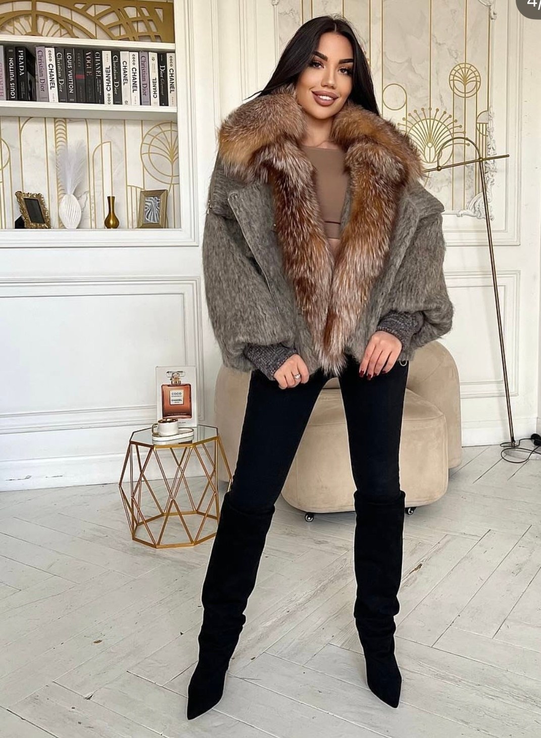 стильные пуховики,пуховики с мехом,стильная куртка,куртка женская