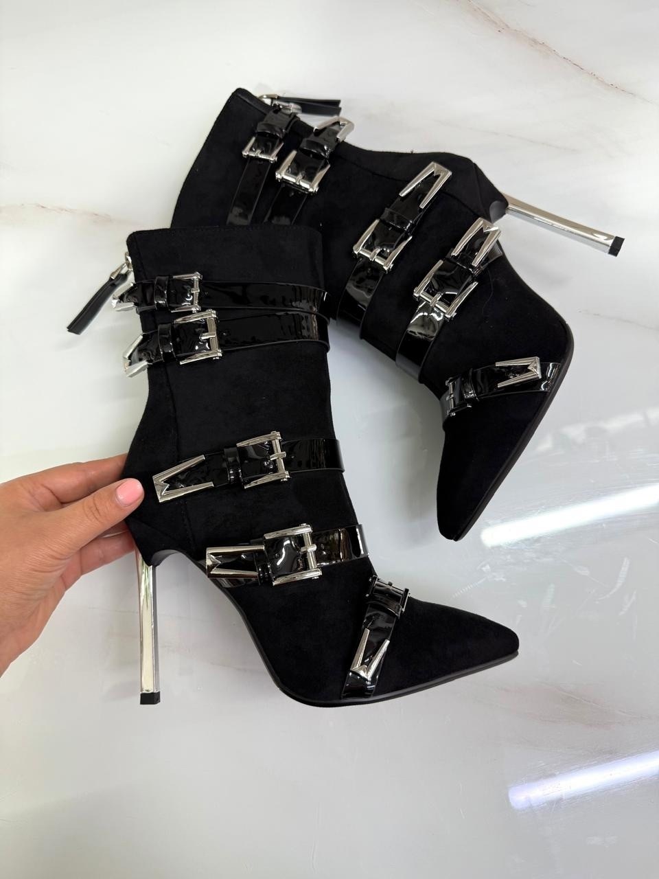 ботильоны женские из лакированной кожи,ботильоны на шпильке,женские ботильоны,модные ботильоны,женские ботинки на высоком каблуке