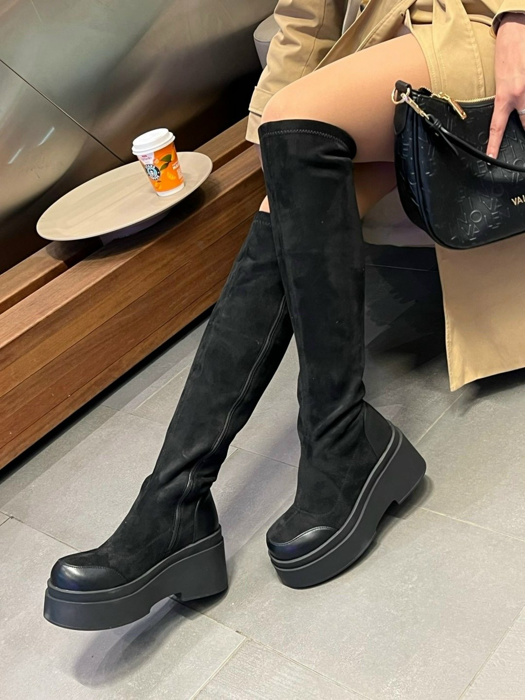 ,женские ботфорты,ботфорты сапоги,сапоги высокие,замшевые ботфорты