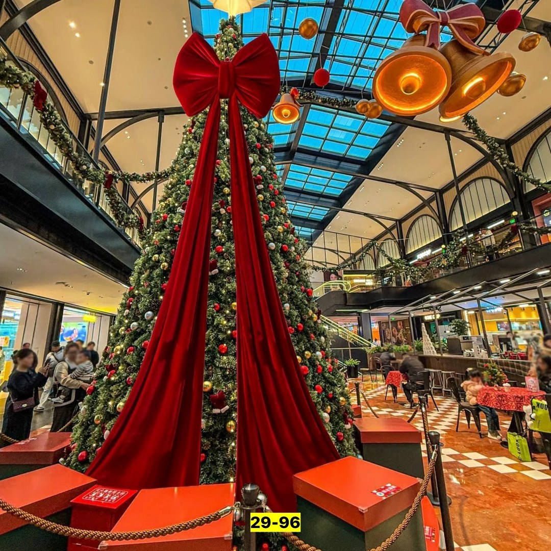 бант для елки,бант на елке большой,елка с бантом большим,бант на елку огромный,банты для елки новогодние