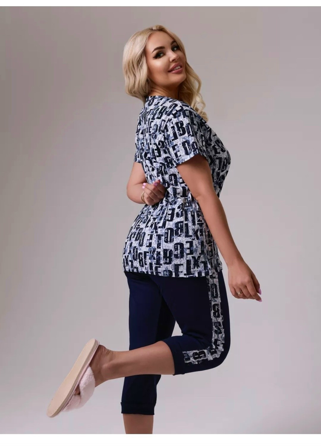 пижама с бриджами трикотажная,пижама с бриджами трикотажная samaя,домашний костюм с бриджами,костюм с бриджами,женский костюм с бриджами