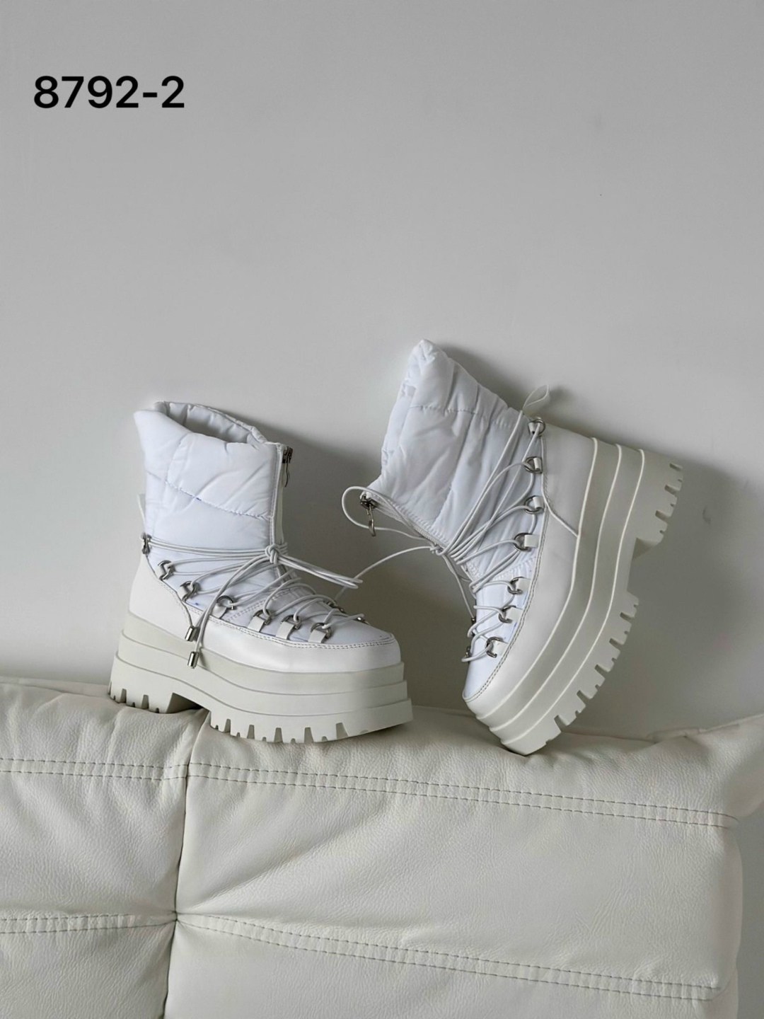 ,женские дутики,дутики белые,зимняя женская ,зимние дутики