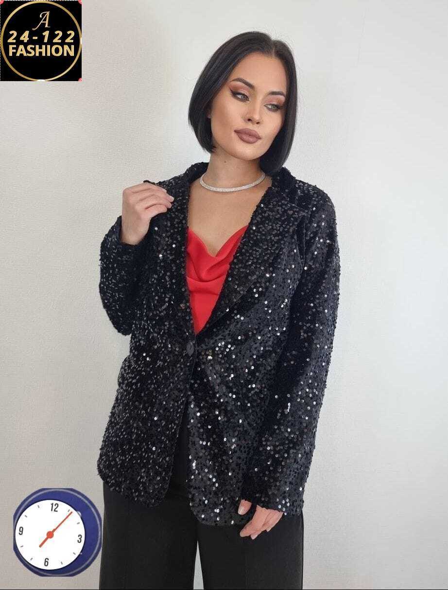 пиджак женский,костюмы брючный,модная ,костюмы двойки,жакет с пайетками